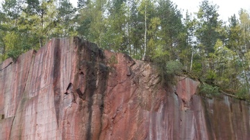 Porphyrsteinbruch auf dem Rochlitzer Berg - Foto: HVV