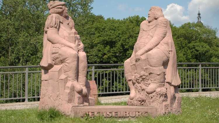 Brückenfiguren Wechselburg - P. Georg Roß